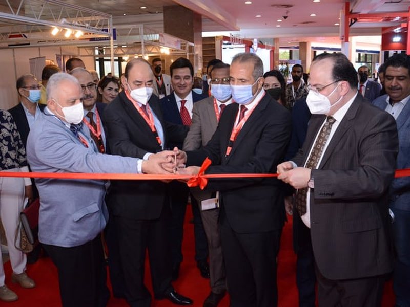 The opening ribbon-cutting ceremony at EgyMedica