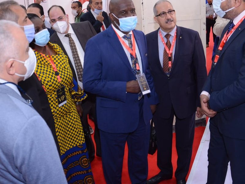 International delegations and VIP guests touring EgyMedica
