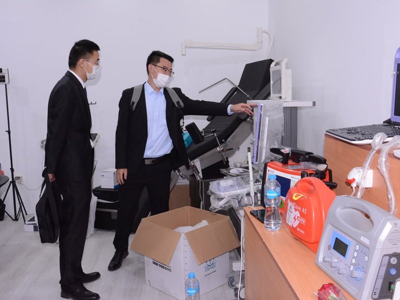A live medical equipment demonstration at EgyMedica